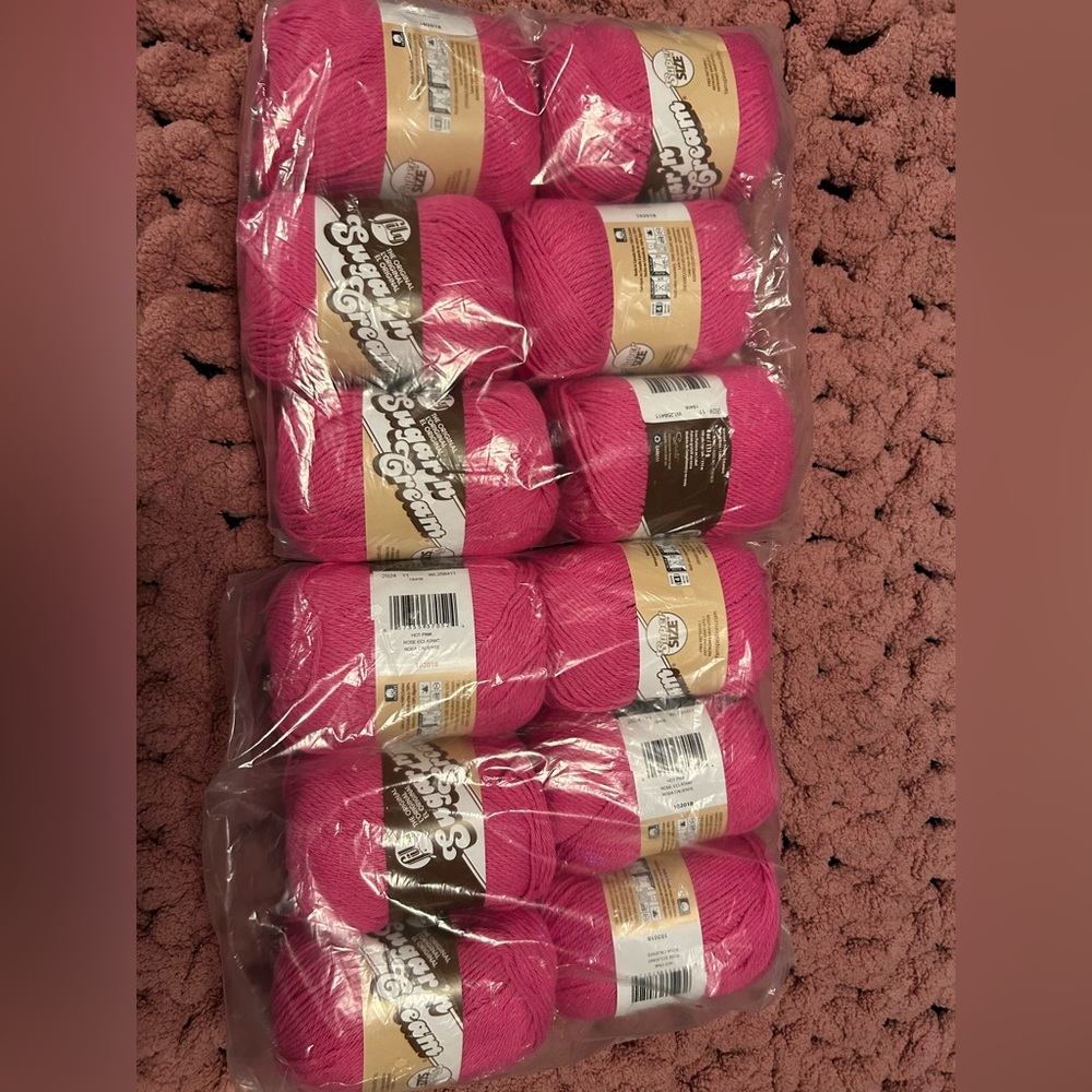 SOLD Sugar n cream cotton Yarn Bundle -17ct SOLD